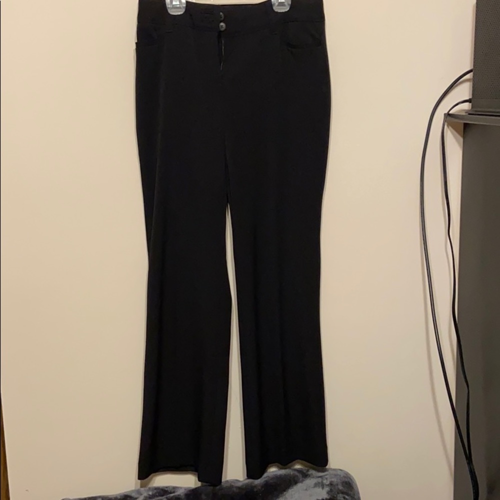 Black Women's Stretch Bootcut Pants